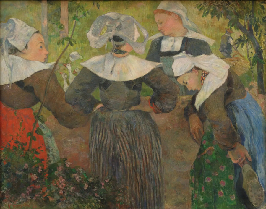 De Fyra Bretonnerna - Paul Gauguin