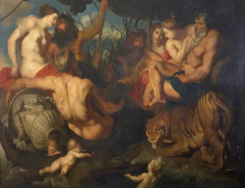 De fyra hörnen av världen - Peter Paul Rubens