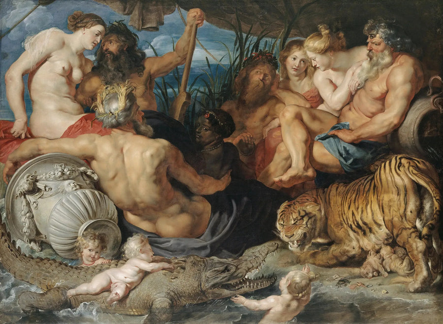 De fyra floderna i paradiset - Peter Paul Rubens