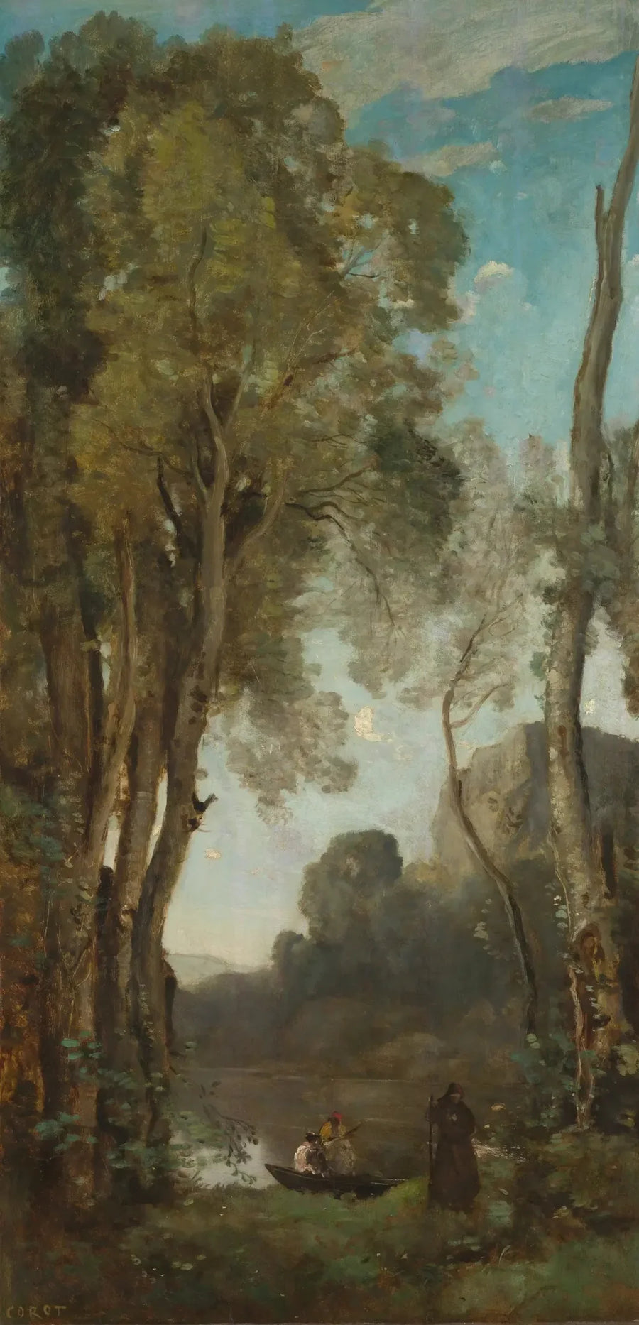 Dagens fyra stunder: kvällen - Jean-Baptiste Camille Corot