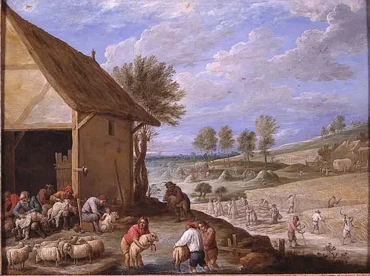 De fyra årstiderna (Sommar) - David Teniers den yngre