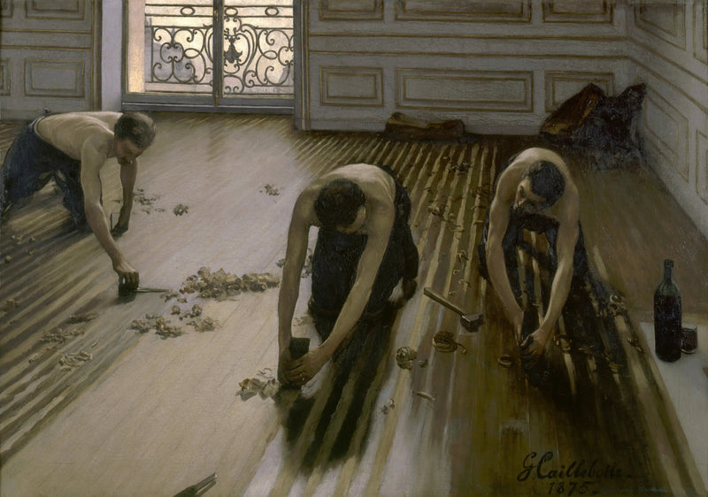 Parkettplanerarna - Gustave Caillebotte