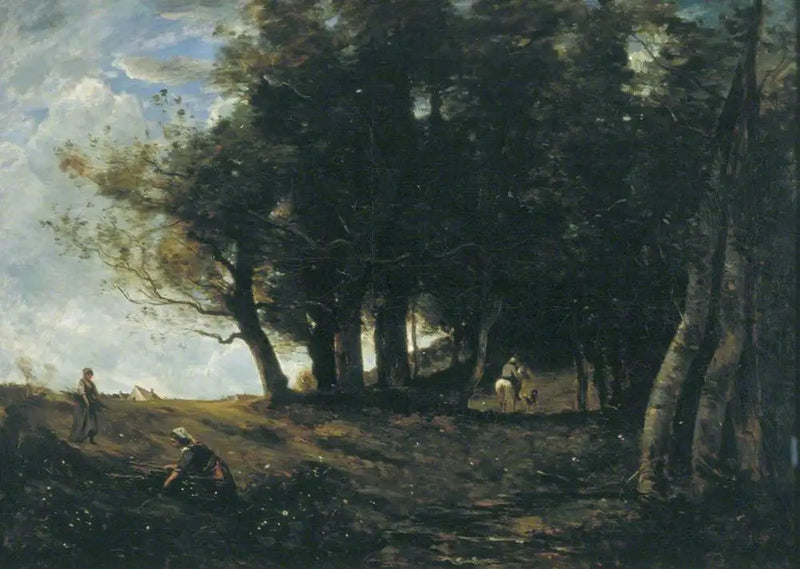 Träupptagare - Jean-Baptiste Camille Corot