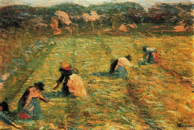 Risskördare - Umberto Boccioni