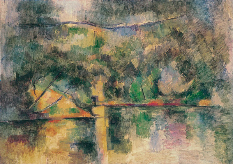 Reflektioner i vattnet - Paul Cézanne