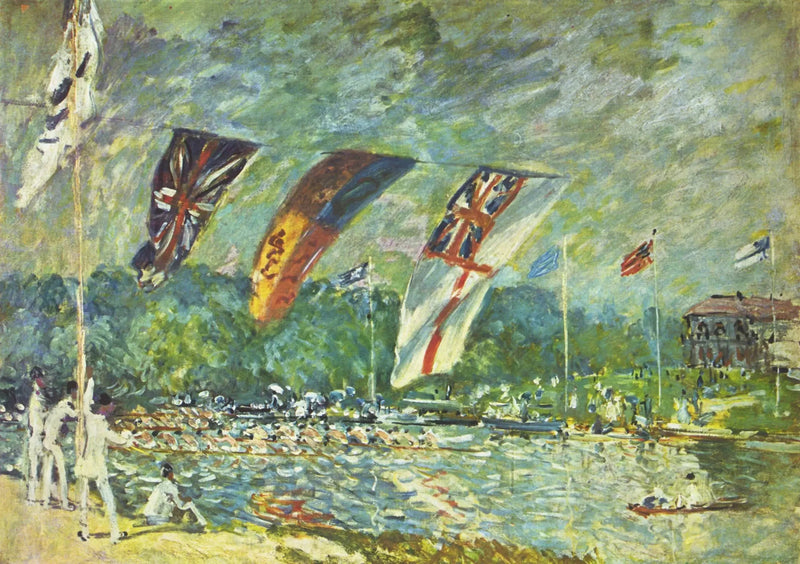 Regattorna i Molesey - Alfred Sisley