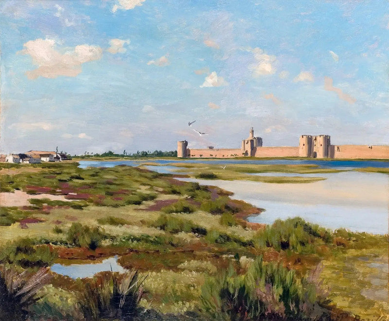 Aigues-Mortes murarna - Frédéric Bazille