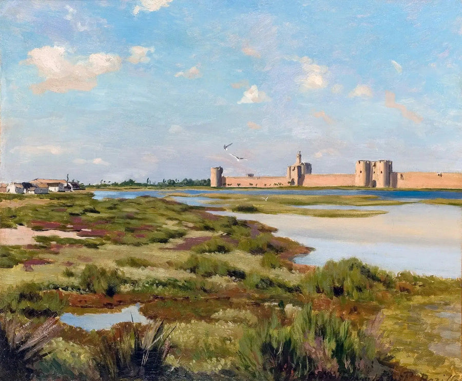 Aigues-Mortes murarna - Frédéric Bazille