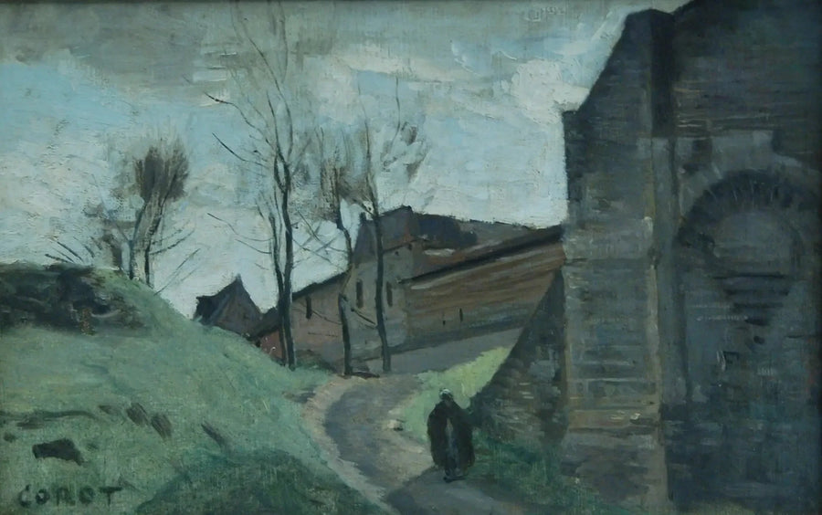 Arras försvarsmurar. Saint-Michel-porten - Jean-Baptiste Camille Corot