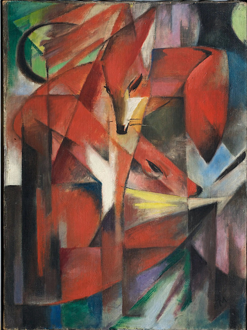 Rävarna - Franz Marc