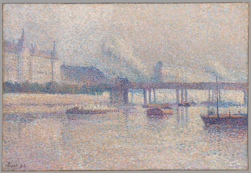 Seines stränder i Paris - Maximilien Luce