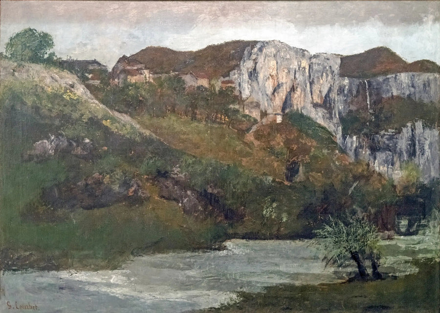 Guldklipporna i Ornans - Gustave Courbet