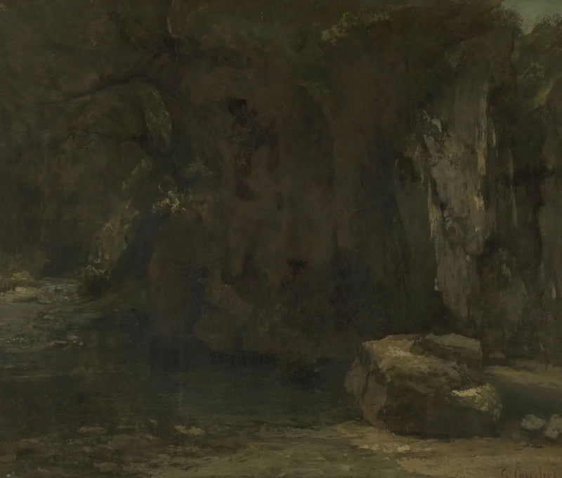 Loue-klipporna - Gustave Courbet