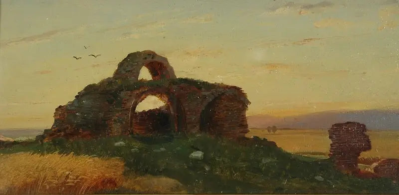 Ruinerna av Bulgar. Maison Blanche - Ivan Chichkine