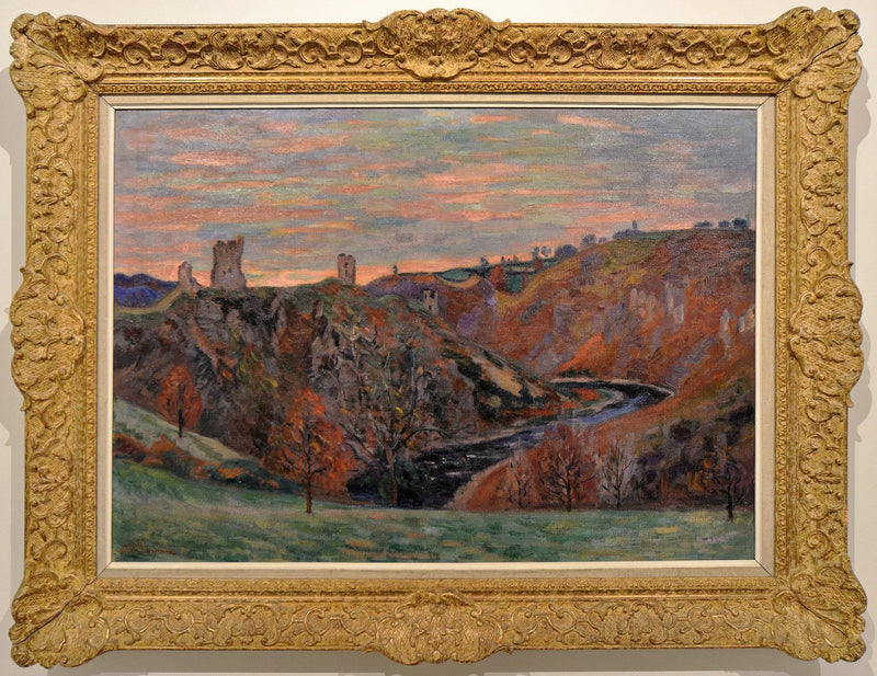 Crozant slott ruiner - Armand Guillaumin