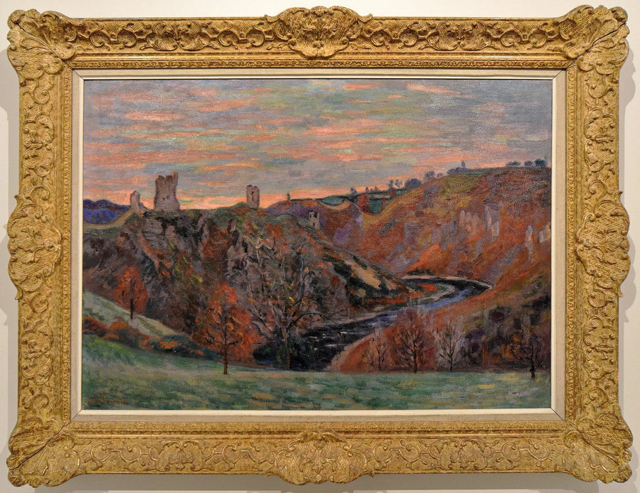 Crozant slott ruiner - Armand Guillaumin