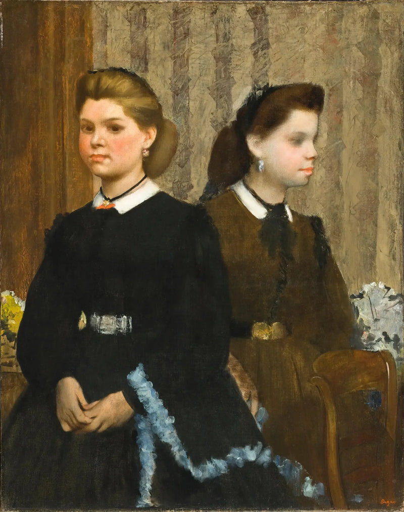 Systrarna Bellelli (Giovanna och Giuliana Bellelli) - Edgar Degas