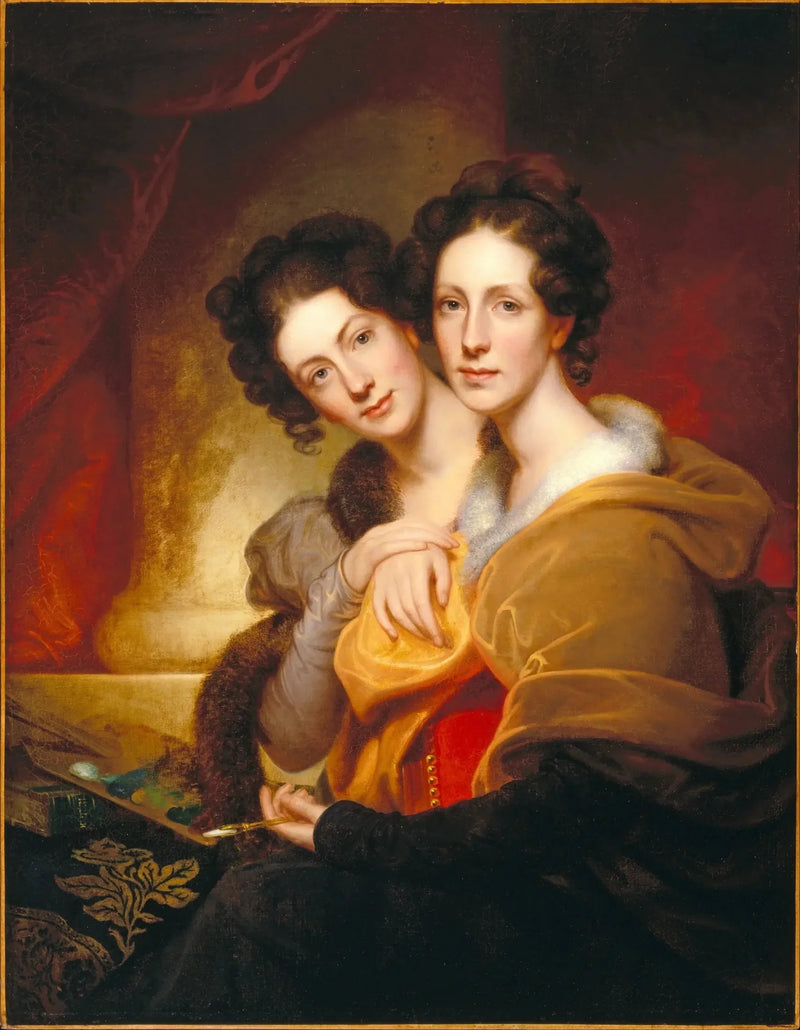 Systrarna (Eleanor och Rosalba Peale) - Rembrandt Peale