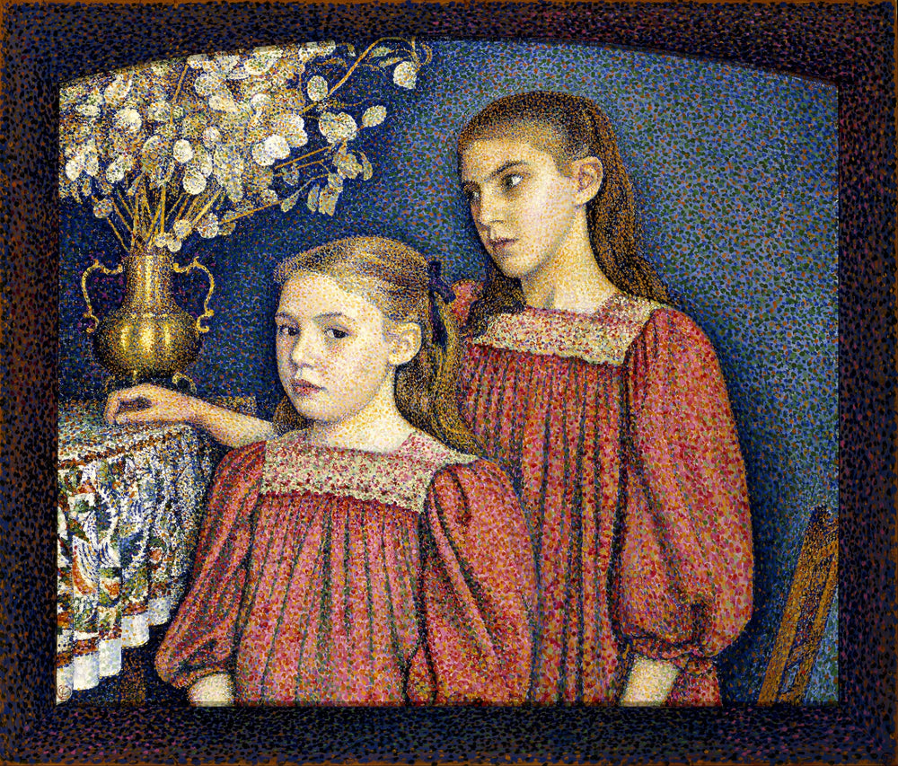 Les Sœurs Surreys - Georges Lemmen image 1 reproduction artisanale de tableau