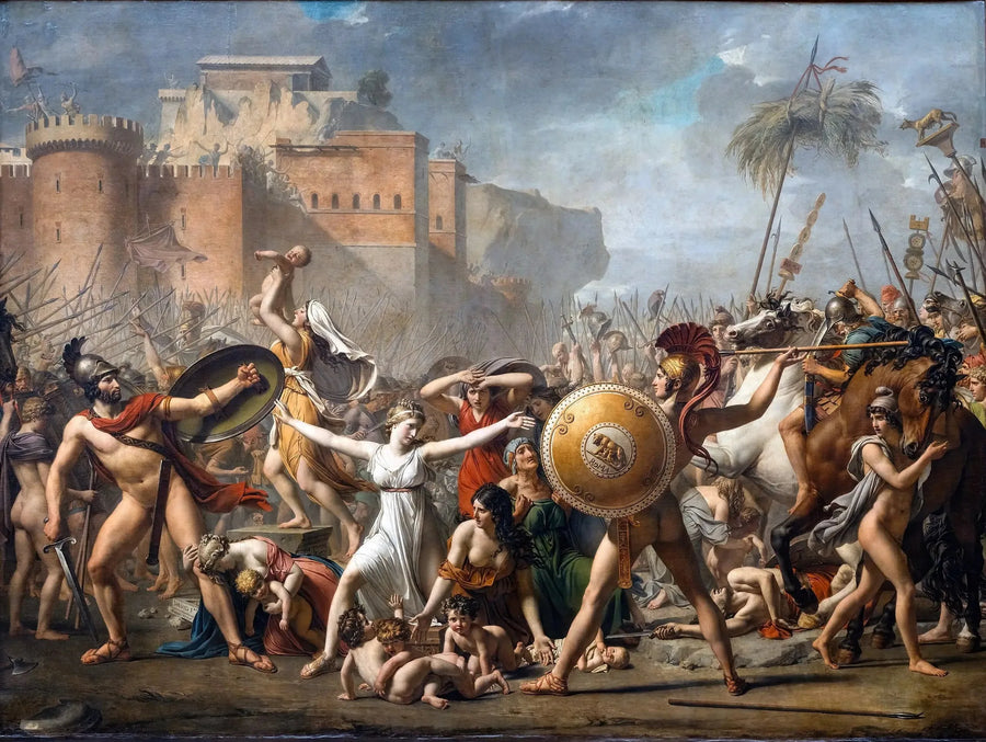 Sabinerna - Jacques-Louis David