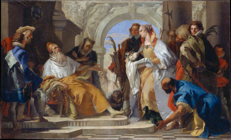 Familjens skyddshelgon Crotta - Giovanni Battista Tiepolo