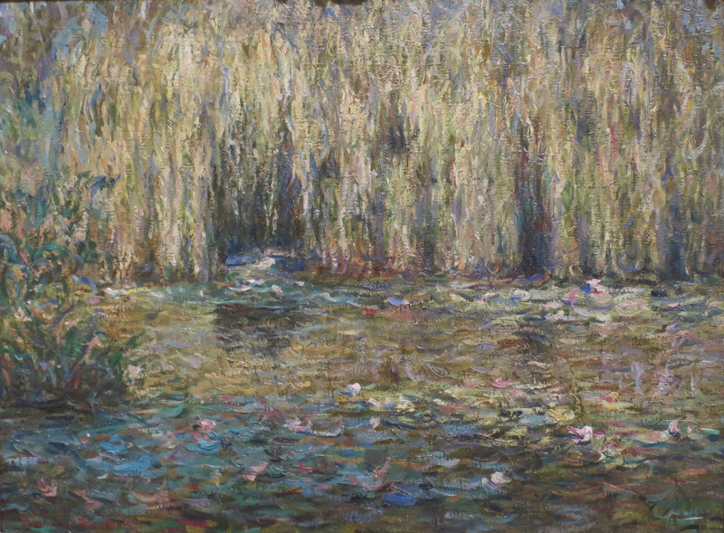 Sorgsömträd vid dammen med näckrosor i Giverny - Blanche Hoschede Monet