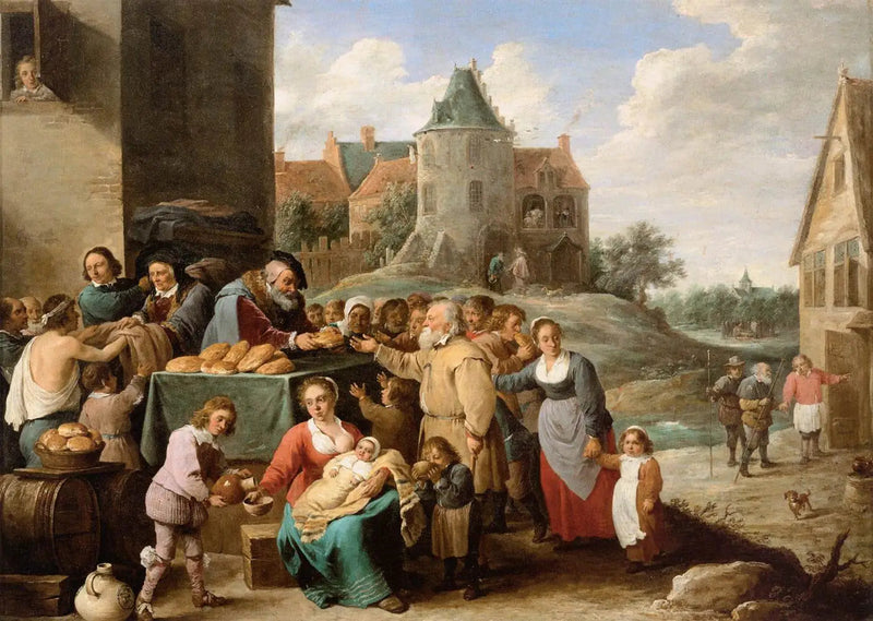 De sju gärningarna av barmhärtighet - David Teniers den yngre