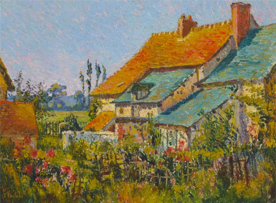 De röda taken - Robert Antoine Pinchon