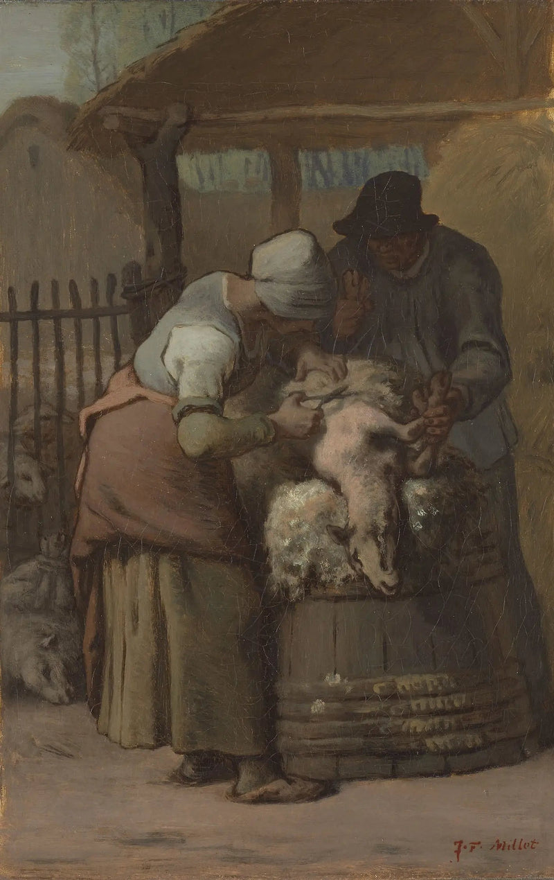 Fårklippare - Jean-François Millet