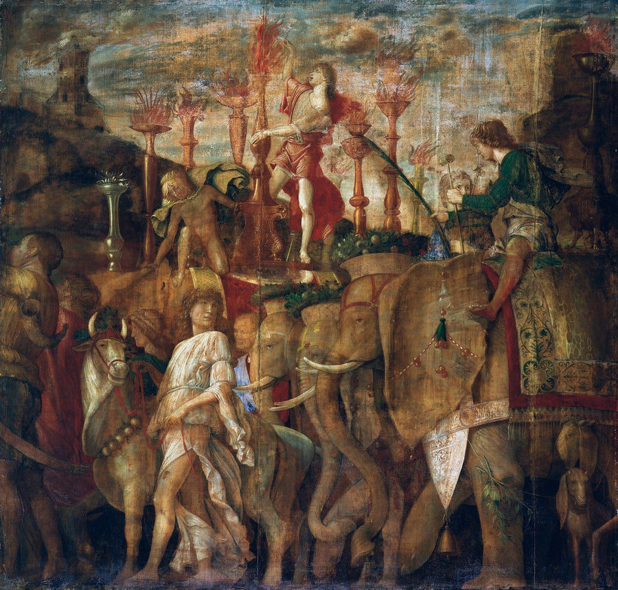 Cesars Triumfer: 5. Elefanterna - Andrea Mantegna