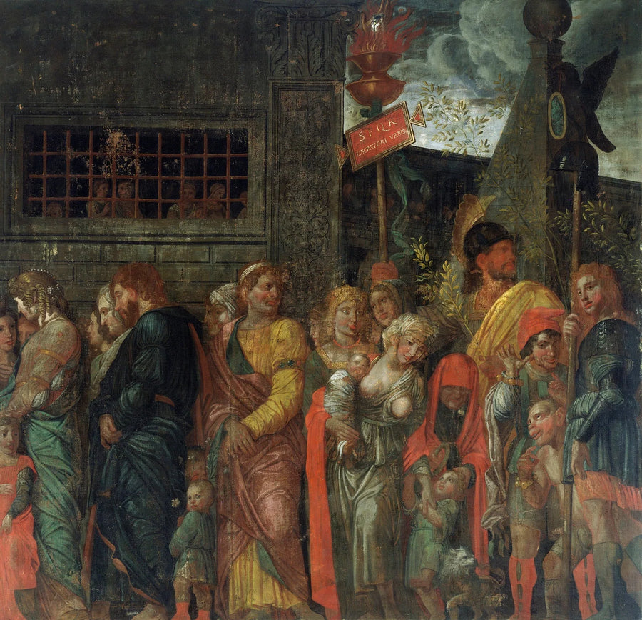 Cesars Triumfer: 7. De Fångna - Andrea Mantegna