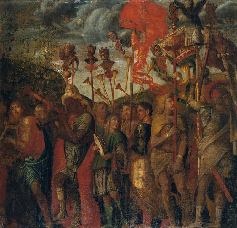 Cesars Triumfer: 8. Musikanterna - Andrea Mantegna