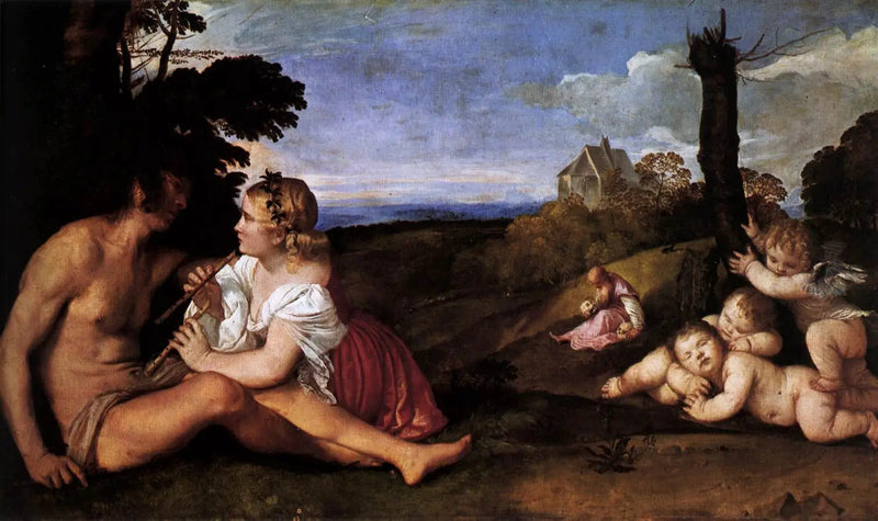 Människans tre åldrar - Titian