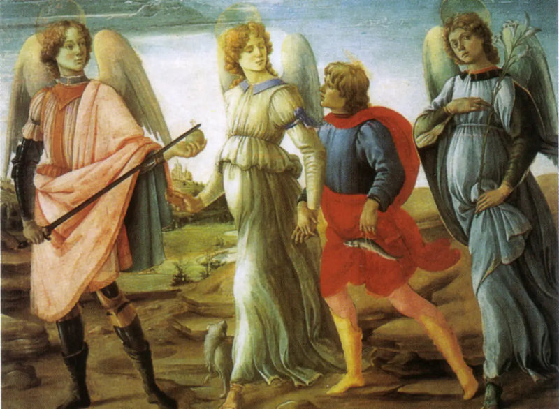 De tre ärkeänglarna med Tobias - Filippino Lippi