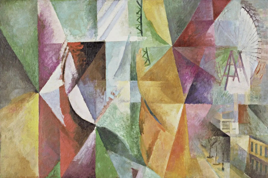 De Tre Fönstren, tornet och Hjulet - Robert Delaunay