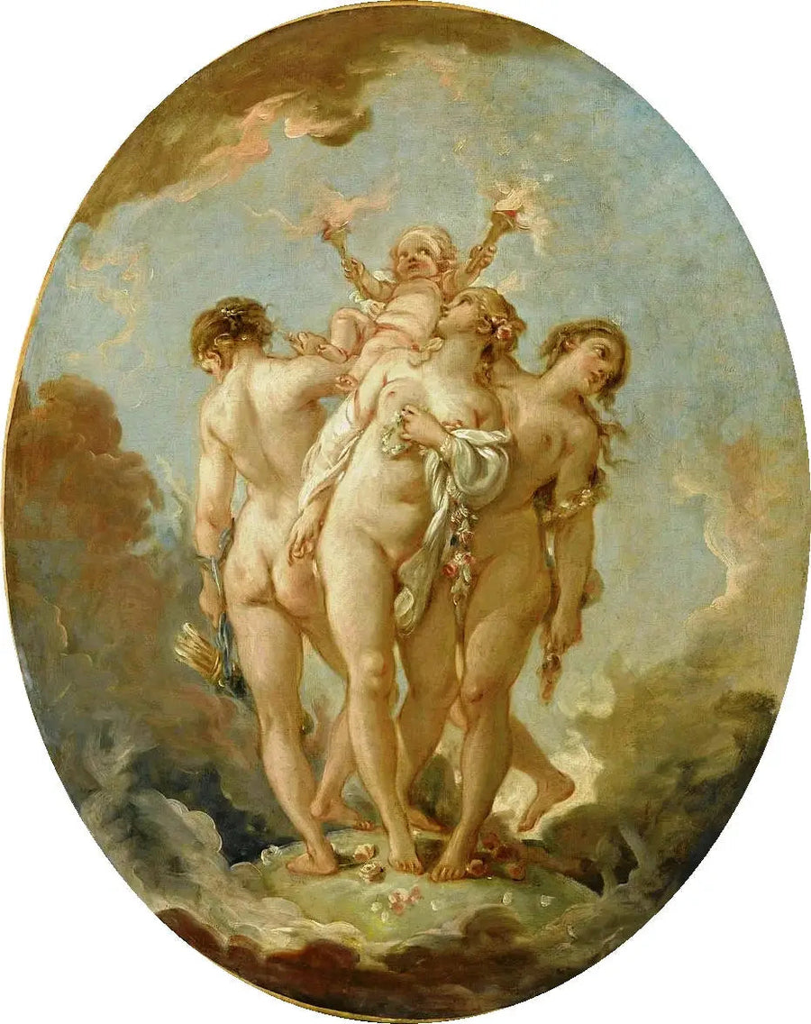 De tre gracer - François Boucher