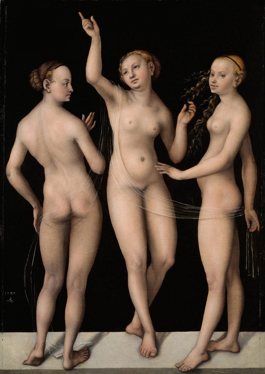 De tre gracer - Lucas Cranach den äldre