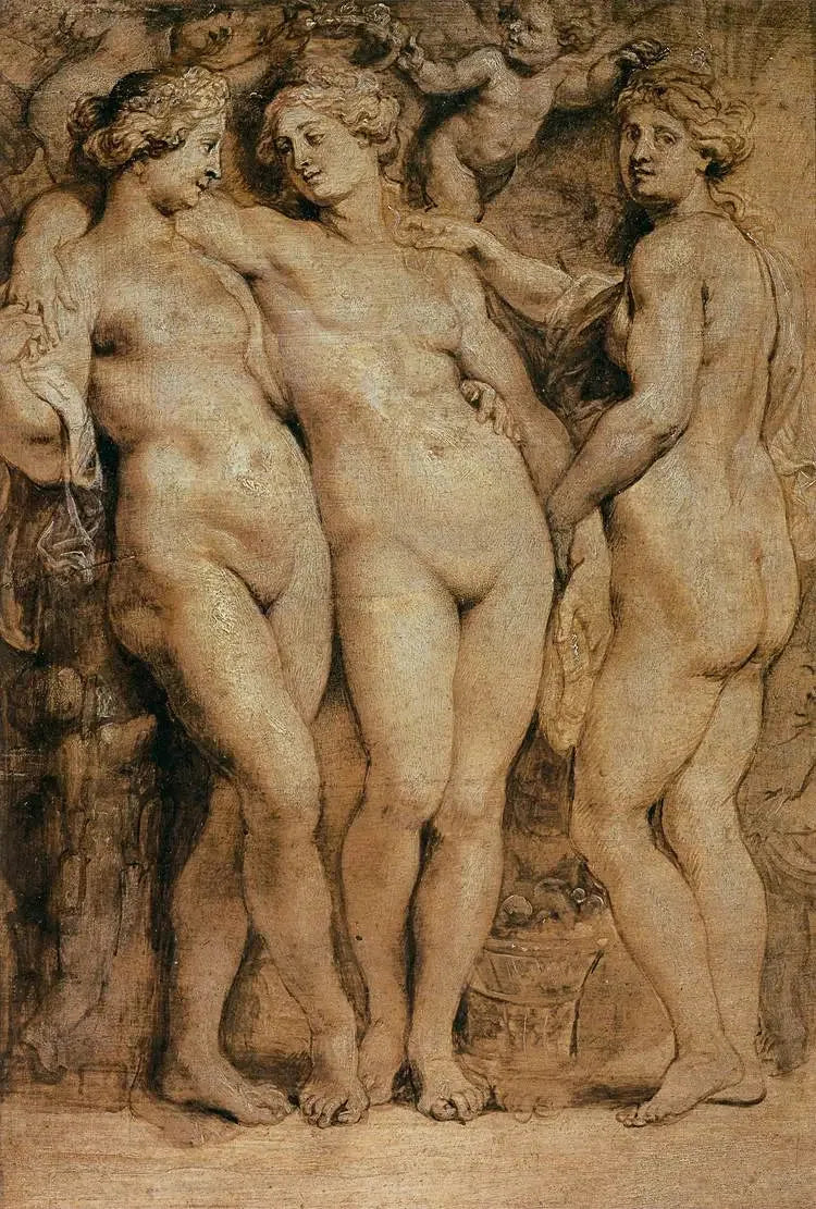 De tre gracer - Peter Paul Rubens