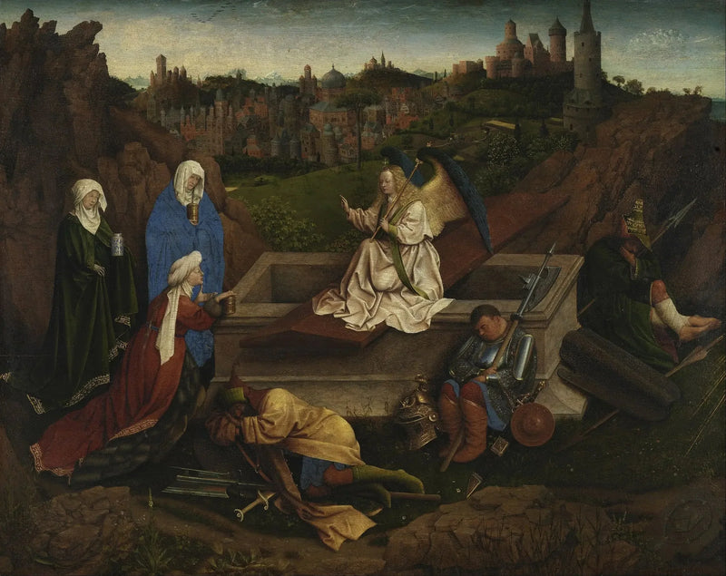 De tre Marie vid graven - Jan van Eyck