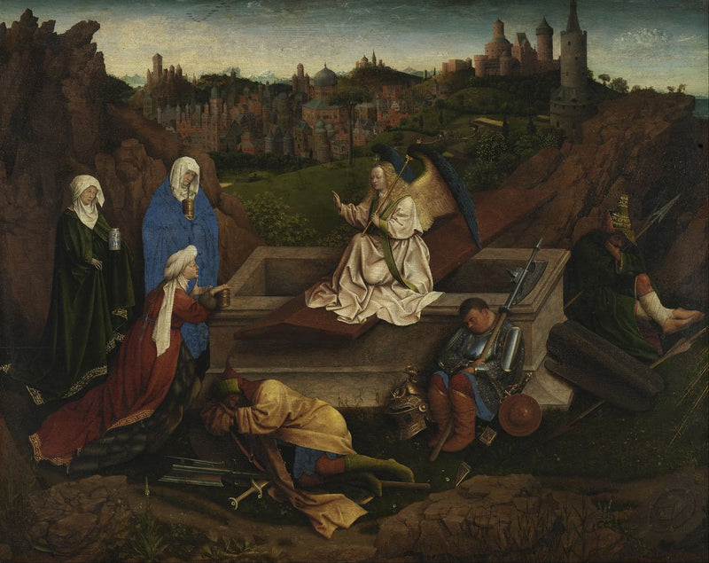 De tre Marie vid graven - Jan van Eyck
