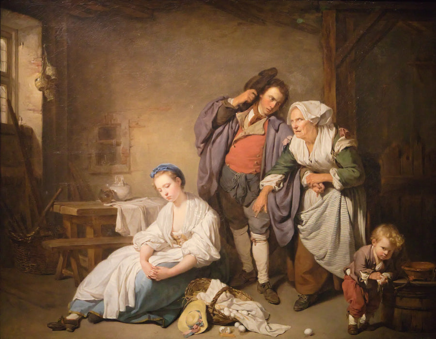 De krossade äggen - Jean-Baptiste Greuze