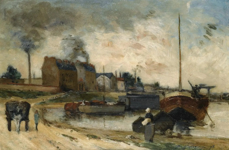 Cailfabrikerna och Grenellekajen - Paul Gauguin