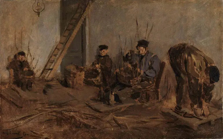 Les Vanniers (Korgmakarna) - Max Liebermann