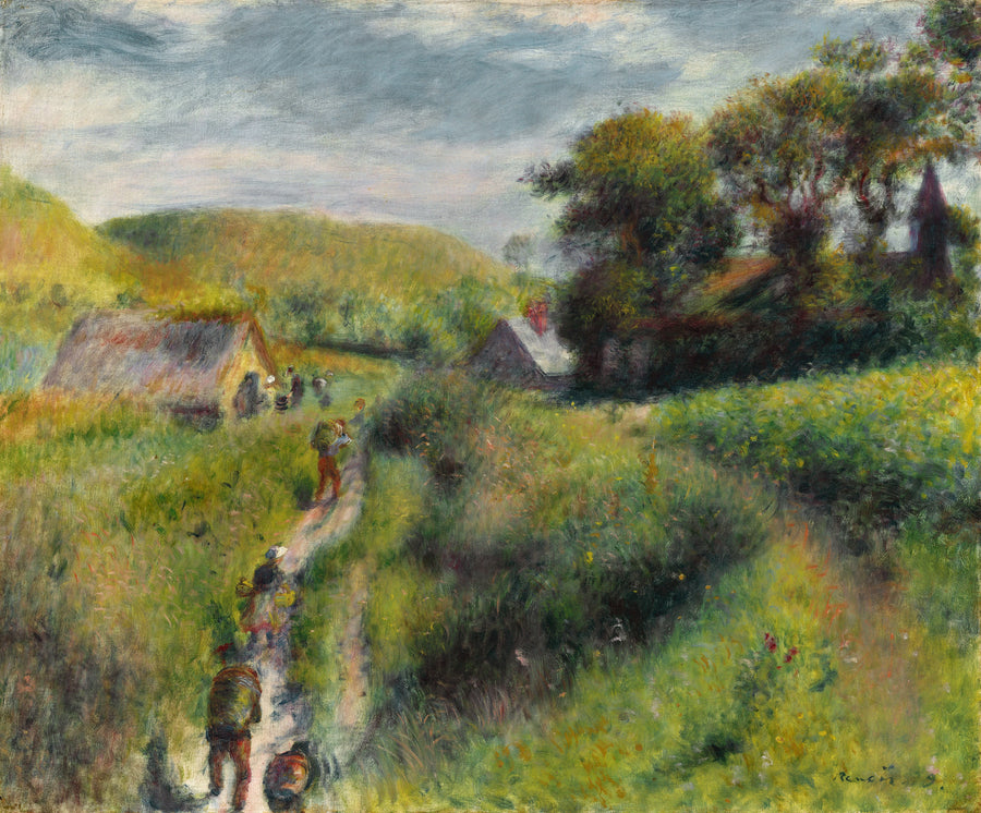 Vindruvplockarna - Pierre-Auguste Renoir