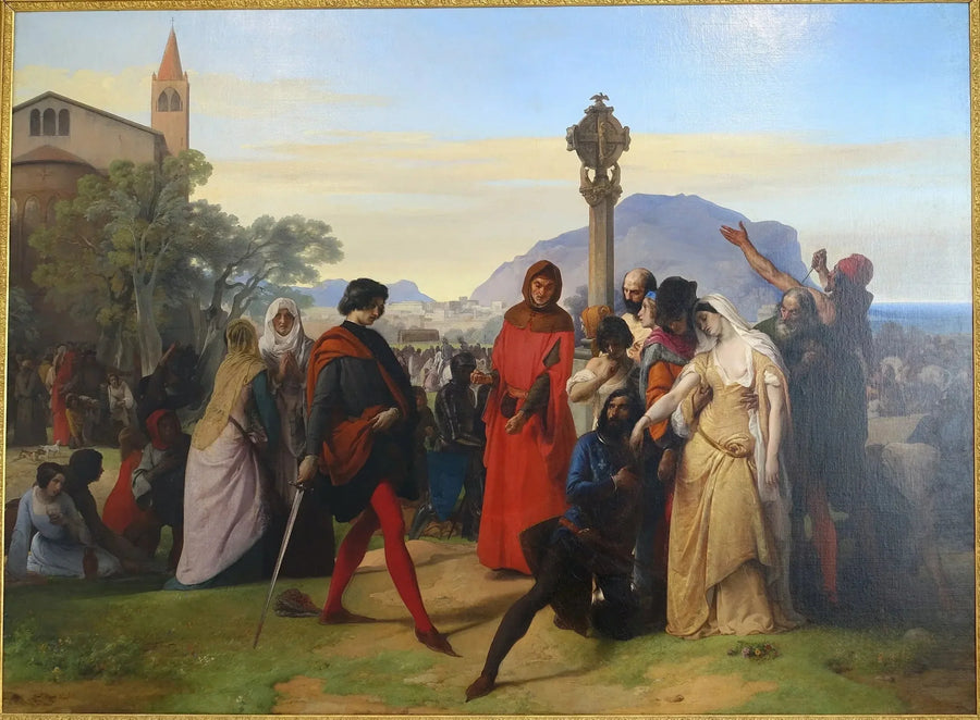 De sicilianska vesperna - Francesco Hayez