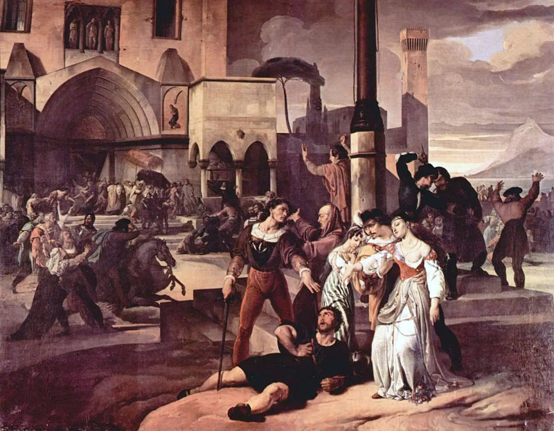 De sicilianska vesperna - Francesco Hayez