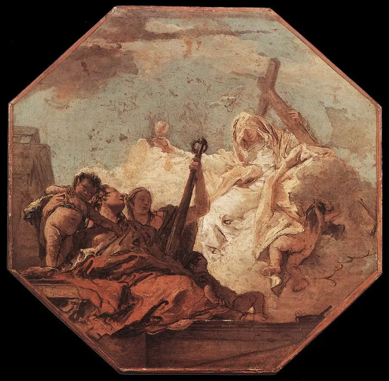 De teologiska dygderna - Giovanni Battista Tiepolo