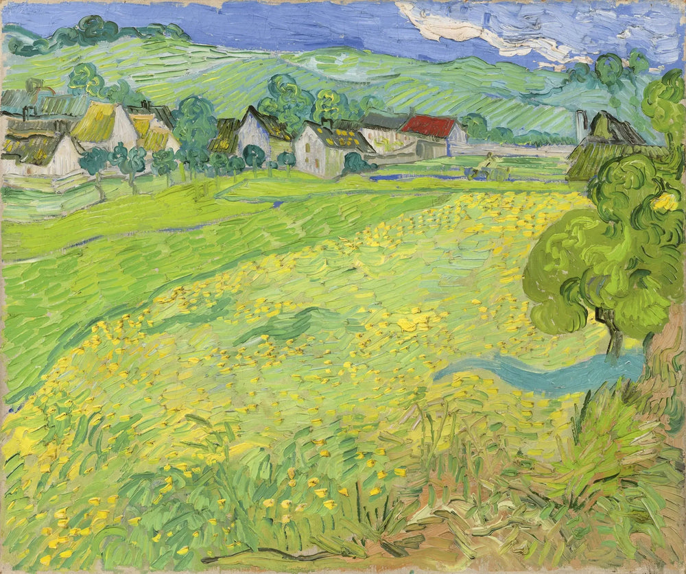 Les Vessenots à Auvers - Vincent van Gogh image 1 tableau peint à l’huile sur toile