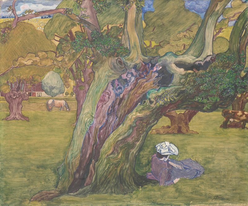 De gamla ekarna i Surrey - Jan Toorop