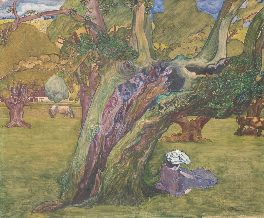 De gamla ekarna i Surrey - Jan Toorop